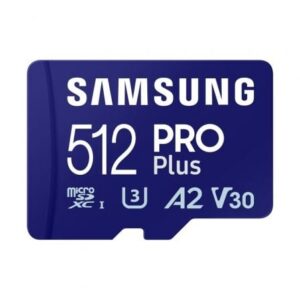Tarjeta de Memoria Samsung PRO Plus 2023 512GB microSD XC/ Clase 10/ 180MBs - Imagen 1