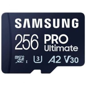 Tarjeta de Memoria Samsung Pro Ultimate 256GB microSD XC con Adaptador/ Clase 10/ 200MBs - Imagen 1