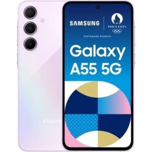 Smartphone Samsung Galaxy A55 8GB/ 128GB/ 6.6'/ 5G/ Lavanda - Imagen 1