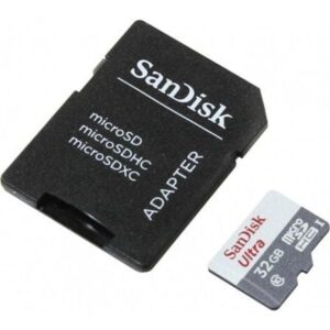 Tarjeta de Memoria SanDisk Ultra 32GB microSD HC con Adaptador/ Clase 10/ 100MB/s - Imagen 1