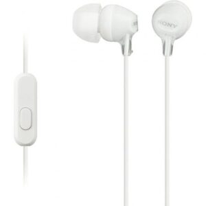 Auriculares Intrauditivos Sony MDR-EX15AP/ con Micrófono/ Jack 3.5/ Blancos - Imagen 1