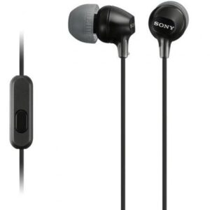 Auriculares Intrauditivos Sony MDR-EX15AP/ con Micrófono/ Jack 3.5/ Negros - Imagen 1