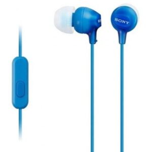Auriculares Intrauditivos Sony MDR-EX15APLI/ con Micrófono/ Jack 3.5/ Azules - Imagen 1