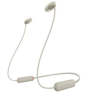 Auriculares Inalámbrico Intrauditivos Sony WI-C100/ con Micrófono/ Bluetooth/ Beige - Imagen 1