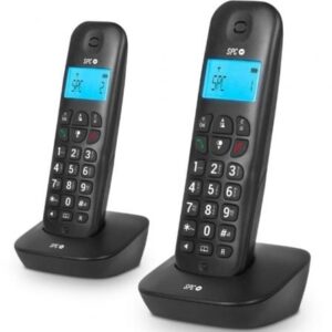 Teléfono Inalámbrico SPC Air Pro Duo 7302N/ Pack DUO/ Negro - Imagen 1