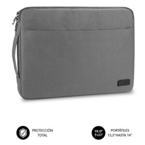 Funda Subblim Urban Laptop Sleeve para Portátiles hasta 14'/ Gris - Imagen 1