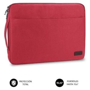Funda Subblim Urban Laptop Sleeve para Portátiles hasta 15.6'/ Roja - Imagen 1