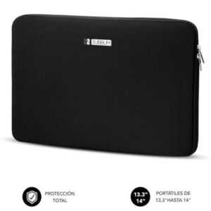 Funda Subblim Business Laptop Sleeve Neoprene para Portátiles 13.3'-14'/ Negra - Imagen 1