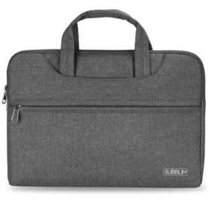 Maletín Subblim Business Laptop Sleeve para Portátiles hasta 15.6'/ Cinta para Trolley/ Gris - Imagen 1