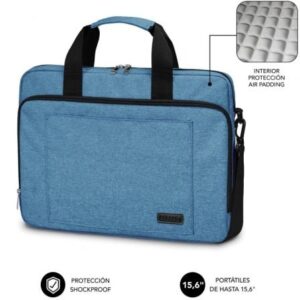 Mochila Subblim Air Padding Laptop Bag para Portátiles hasta 15.6'/ Azul - Imagen 1