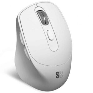 Ratón Ergonómico Inalámbrico por Bluetooth/ 2.4GHz Subblim Comfort Ergo Dual Battery/ Batería recargable/ Hasta 2400 DPI/ Blanco - Imagen 1