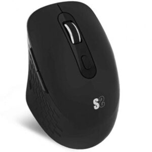 Ratón Ergonómico Inalámbrico por Bluetooth/ 2.4GHz Subblim Curve Ergo Dual Battery/ Batería recargable/ Hasta 1600 DPI/ Negro - Imagen 1
