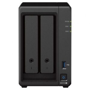 NAS Synology Diskstation DS723+/ 2 Bahías 3.5'- 2.5'/ 2GB DDR4/ Formato Torre - Imagen 1
