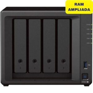 NAS Synology Diskstation DS923+/ 4 Bahías 3.5'- 2.5'/ 8GB DDR4/ Formato Torre - Imagen 1
