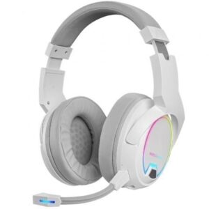 Auriculares Gaming Inalámbricos con Micrófono Mars Gaming MHW100/ Jack 3.5/ Blancos - Imagen 1