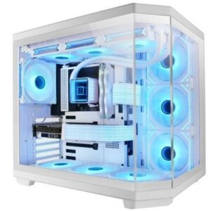 Caja Gaming SemiTorre Mars Gaming MC-3TCORE/ Blanca - Imagen 1