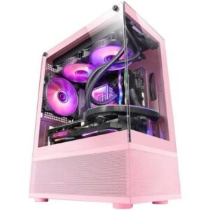 Caja Gaming Minitorre Mars Gaming MC-SE/ Rosa - Imagen 1