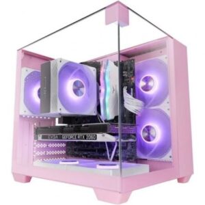 Caja Gaming Semitorre Mars Gaming MC-VISIONM/ Rosa - Imagen 1