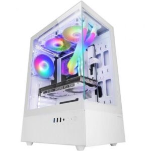 Caja Gaming Semitorre Mars Gaming MC-XO/ Blanca - Imagen 1