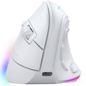 Ratón Gaming Ergonómico Inalámbrico Mars Gaming MM-SK/ Hasta 8400 DPI/ Blanco - Imagen 1