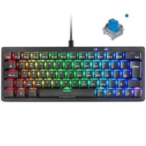 Teclado Gaming Mecánico Mars Gaming MKMINIPRO/ Switch Azul/ Negro - Imagen 1