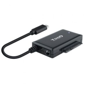 Adaptador para Discos Duros 2.5'/3.5' TooQ TQHDA-02C/ USB Tipo-C Macho - SATA - Imagen 1