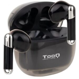 Auriculares Bluetooth TooQ Onyx TQBWH-0054B con estuche de carga/ Autonomía 4h/ Negros - Imagen 1