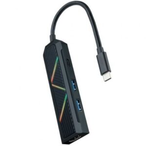Docking USB Tipo-C Nanocable 10.16.0401/ 2xUSB/ 1xUSB Tipo-C PD/ 1xHDMI 2.0 - Imagen 1