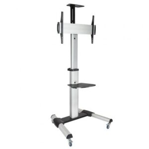 Soporte de Suelo Inclinable/ Ajustable con Ruedas TooQ FS1870M-B para TV de 37-70'/ hasta 50kg - Imagen 1