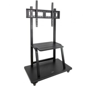 Soporte de Suelo Ajustable con Ruedas TooQ FS20101M-B para TV de 37-100'/ hasta 150kg - Imagen 1