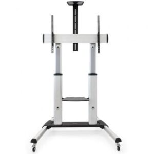 Soporte de Suelo Inclinable/ Ajustable con Ruedas TooQ FS20300M-B para TV de 60-100'/ hasta 100kg - Imagen 1