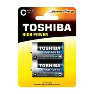 Pack de 2 Pilas C 2 Toshiba LR14/ 1.5V/ Alcalinas - Imagen 1