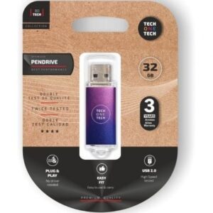 Pendrive 32GB Tech One Tech Be Fade USB 2.0/ Purpura Degradado - Imagen 1