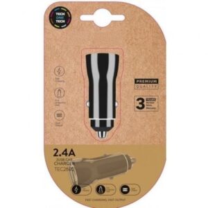 Cargador de Coche Tech One Tech TEC2802/ 2xUSB/ 2.4A - Imagen 1