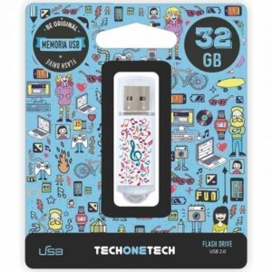 Pendrive 32GB Tech One Tech Music Dream USB 2.0 - Imagen 1