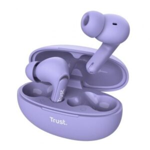 Auriculares Bluetooth Trust Yavi ENC con estuche de carga/ Morados - Imagen 1