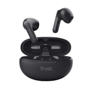 Auriculares Bluetooth Trust Yavi ENC con estuche de carga/ Negros - Imagen 1
