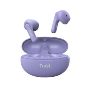 Auriculares Bluetooth Trust Yavi ENC con estuche de carga/ Morados - Imagen 1