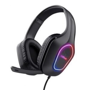 Auriculares Gaming con Micrófono Trust Gaming GXT 416 Zirox/ Jack 3.5/USB Negros - Imagen 1