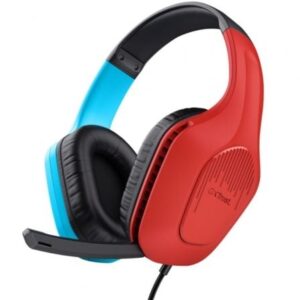 Auriculares Gaming con Micrófono Trust Gaming GXT 416S Zirox/ Jack 3.5/ Azules y Rojos - Imagen 1
