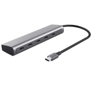 Hub USB Tipo-C Trust Halyx/ 4xUSB Tipo-C/ 1xUSB Tipo-C PD - Imagen 1