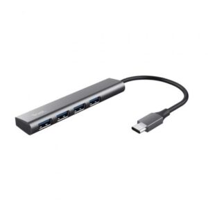 Hub USB Tipo-C Trust Halyx/ 4xUSB - Imagen 1