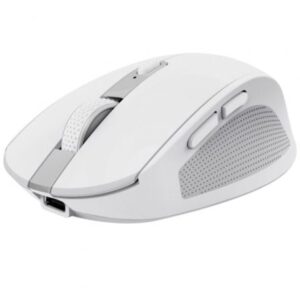 Ratón Inalámbrico por Bluetooth Trust Ozaa Compact Wireless/ Batería recargable/ Hasta 3200 DPI/ Blanco - Imagen 1