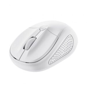 Ratón Mini Inalámbrico Trust Primo/ Hasta 1600 DPI/ Blanco mate - Imagen 1