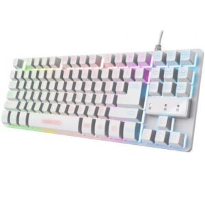 Teclado Gaming Trust Gaming GXT 833W Thado TKL/ Blanco - Imagen 1