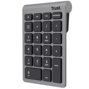 Teclado Numérico Inalámbrico Trust Xalas Wireless/ Plata - Imagen 1