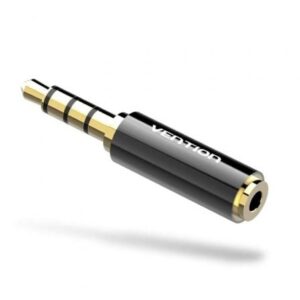 Adaptador Jack Vention BFBB0/ Jack 3.5 Macho - Jack 2.5 Hembra/ Negro - Imagen 1