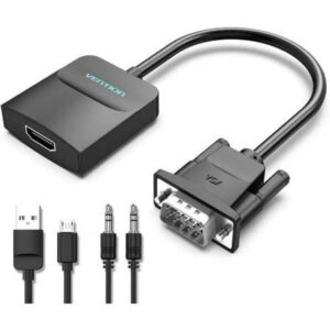 Cable Conversor Vention ACNBD/ VGA Macho - HDMI Hembra/ 50cm/ Negro - Imagen 1