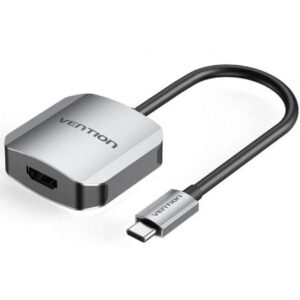 Conversor Vention TDEHB/ USB Tipo-C Macho - HDMI Hembra/ 15cm/ Plata - Imagen 1