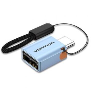 Adaptador OTG USB 3.1 Vention CUBH0/ USB Tipo-C Macho - USB Hembra/ Azul - Imagen 1